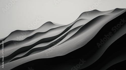 Smooth white gradient with minimal wave patterns and a clean business concept.