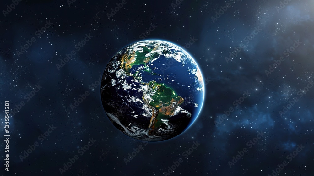 Fototapeta premium Blue Technology with a Sense of Earth Background: Innovations in Sustainable Ocean Exploration, Marine Conservation, and Eco-Friendly Solutions for a Greener Planet