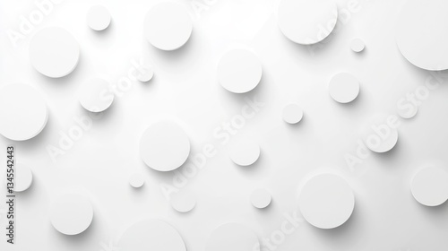 Wallpaper Mural Abstract circles on white background.  Possible use Design inspiration, pattern, texture Torontodigital.ca