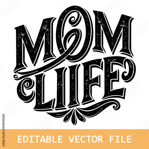 mom life vector design