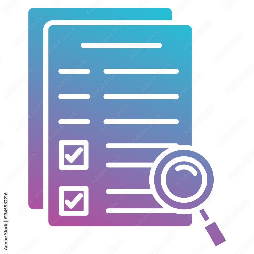 Report documenticon element for design Report documenticon element for design