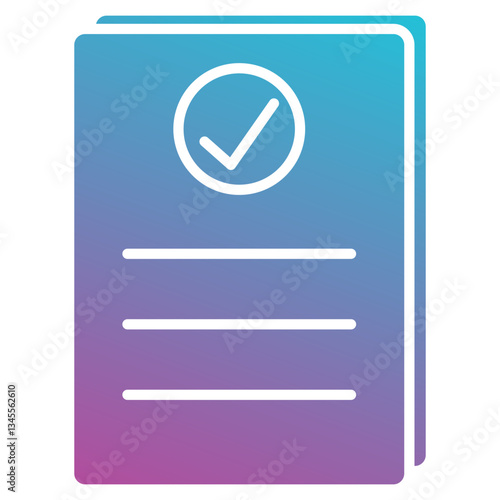 accepted icon element for design