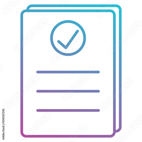 accepted icon element for design