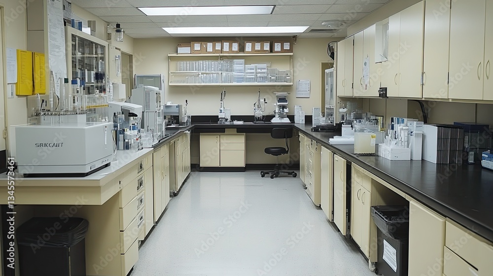 A laboratory studying animal genetics and their applications A laboratory studying animal genetics and their applications
