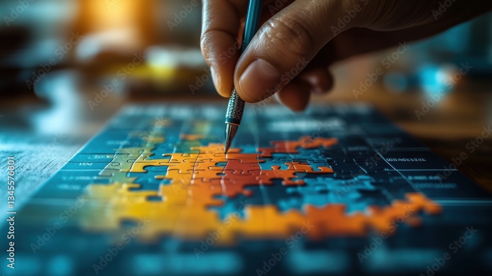 planning strategy and analyzing marketing data for finding business solution assembling charts and graphs jigsaw puzzle planning strategy and analyzing marketing data for finding business solution assembling charts and graphs jigsaw puzzle