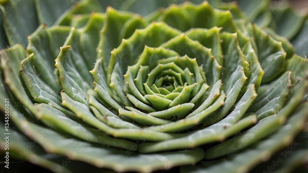 Fototapeta premium A close-up view of a succulent plant.