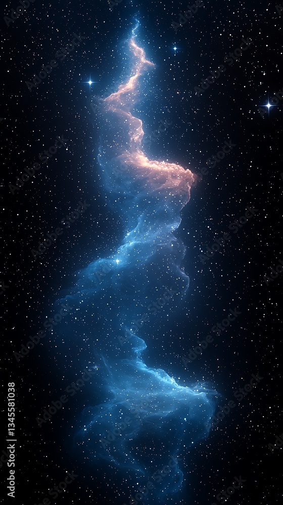 Cosmic Serpent Nebula for Deep Space. Cosmic Serpent Nebula for Deep Space.