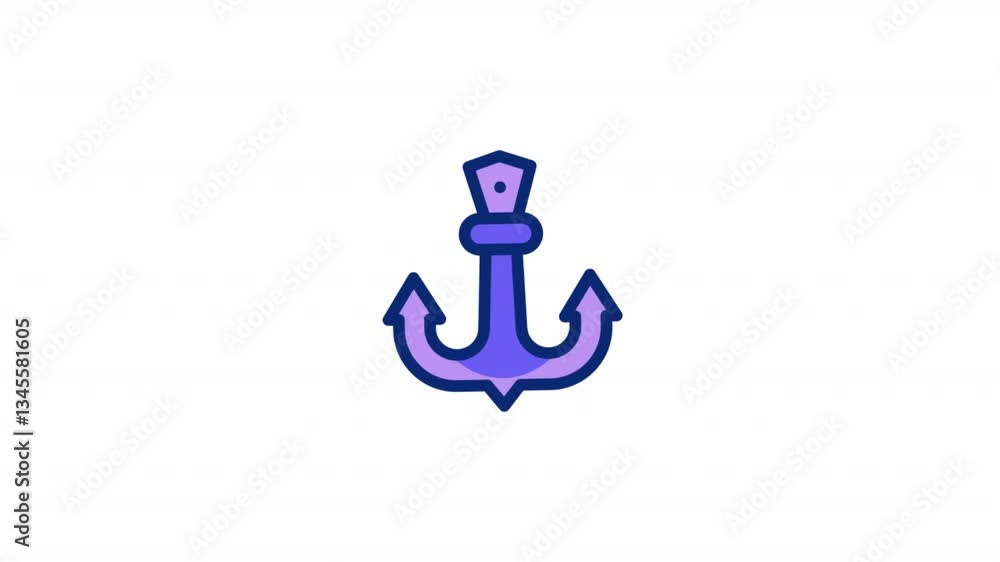 Anchor Animated Alpha Icons loop Anchor Animated Alpha Icons loop