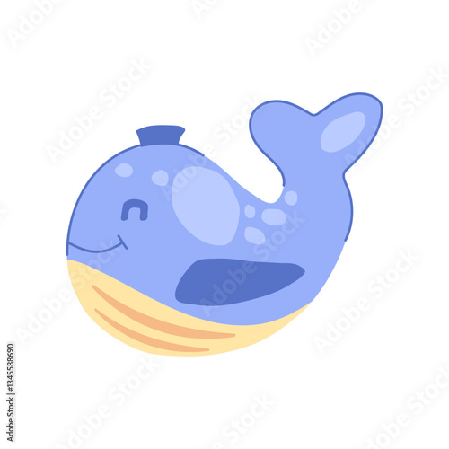 splash bath toy cartoon vector illustration