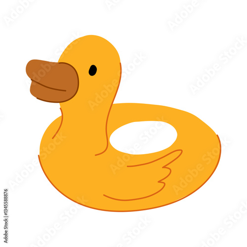 laughter bath toy cartoon vector illustration