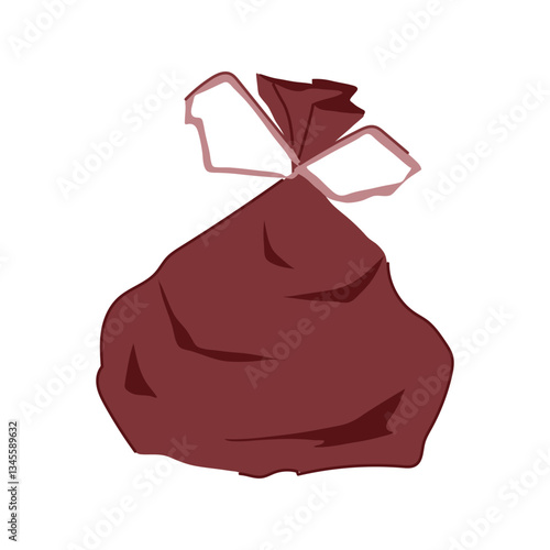 environment compostable trash bag cartoon vector illustration