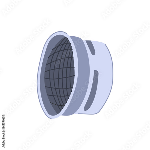 reduce faucet aerator cartoon vector illustration