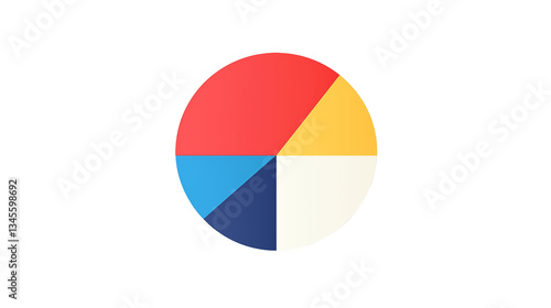 Abstract Colorful Pie Chart for Business Reports Free Download Abstract Colorful Pie Chart for Business Reports - GFXLoad