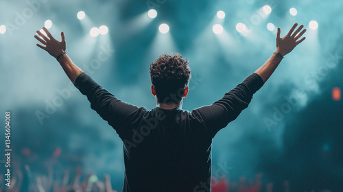 Embracing the Moment: A man...