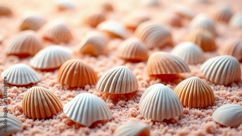 A collection of seashells on a beach A collection of seashells on a beach