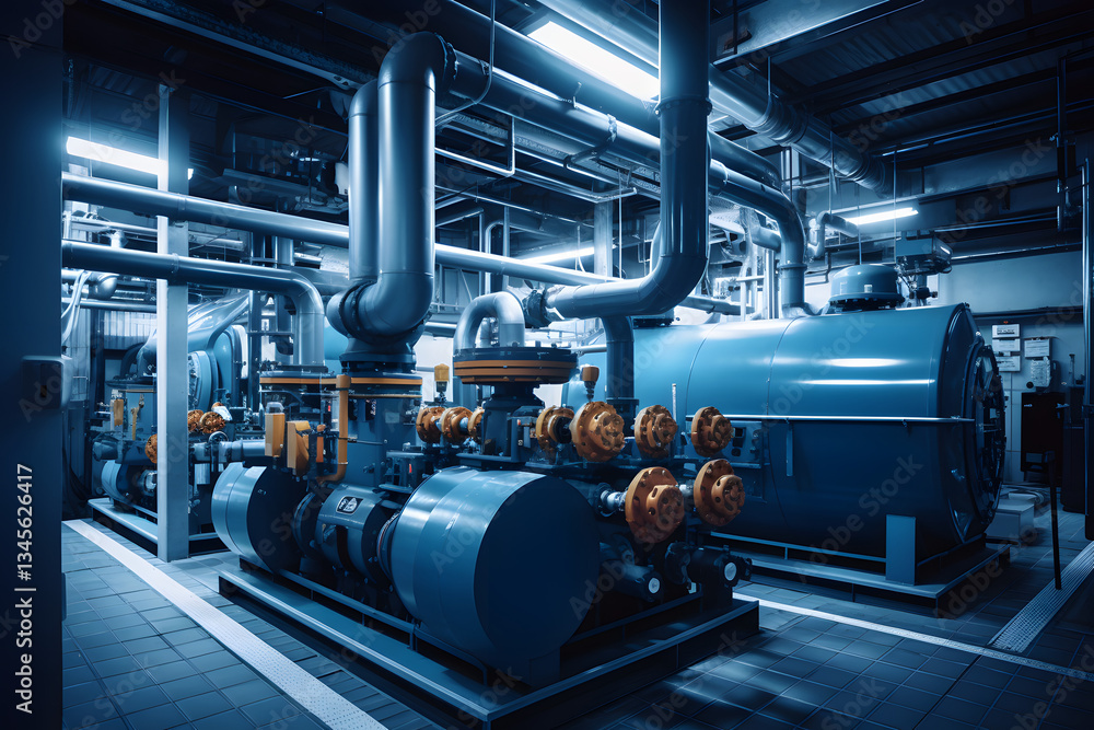 Detailed View of an Industrial Backup Battery Setup Amidst Heavy Machinery in a Power Plant
Detailed View of an Industrial Backup Battery Setup Amidst Heavy Machinery in a Power Plant