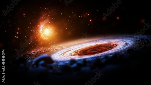Cosmic Spiral Galaxy (1)