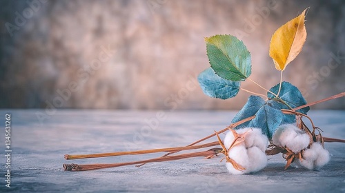 Cotton Plant Arrangement