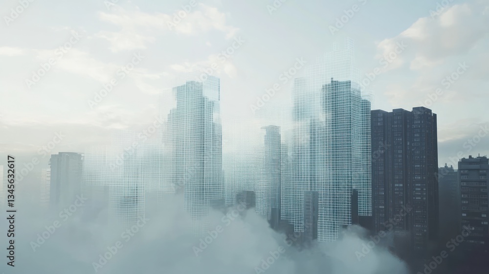Cityscape in the Clouds: A Futuristic Vision Cityscape in the Clouds: A Futuristic Vision