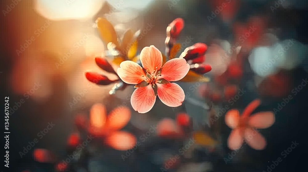 Spring blossoms in sunlight Spring blossoms in sunlight