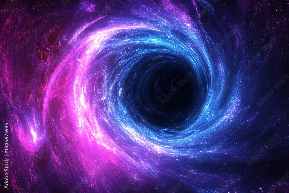 Stunning Cosmic Vortex Abstract Nebula Swirling in Vibrant Pink and Blue Hues Stunning Cosmic Vortex Abstract Nebula Swirling in Vibrant Pink and Blue Hues