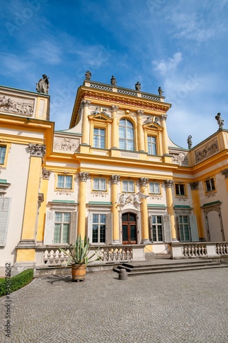 The Baroque Royal Palace in Wilanów, Masovian Voivodeship, Poland	