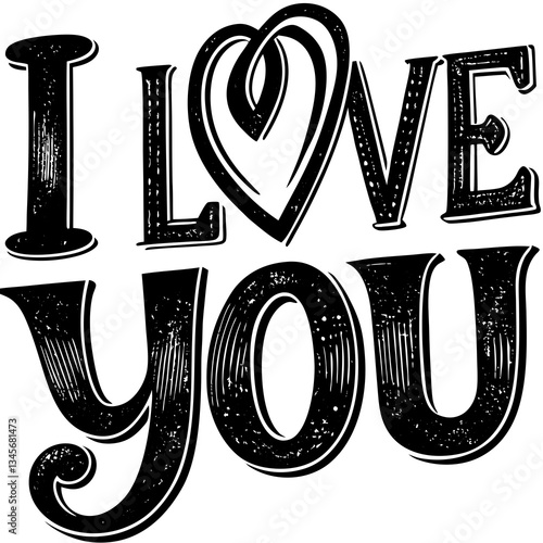 i love you vector 