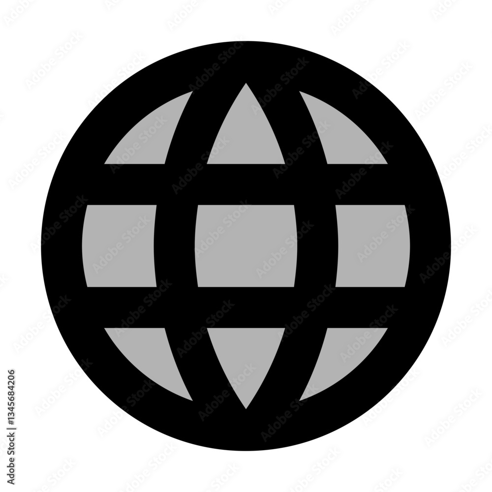 Globe with Meridians
Globe with Meridians