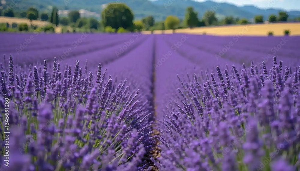Fototapeta premium Lavender Fields Provence Summer