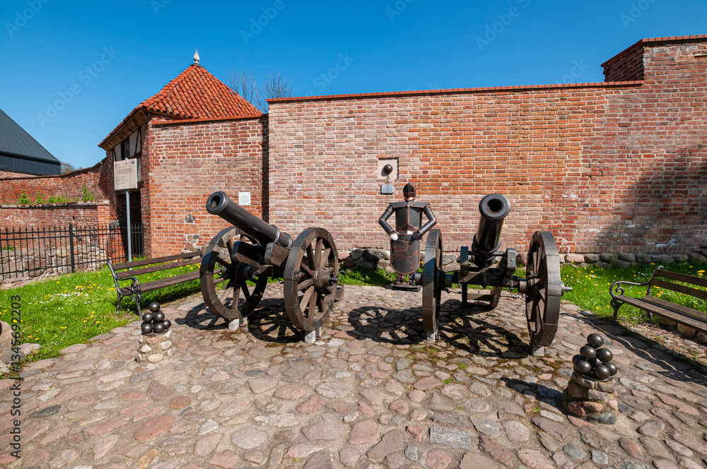 The Mill Gate in Pasłęk, Warmian-Masurian Voivodeship, Poland