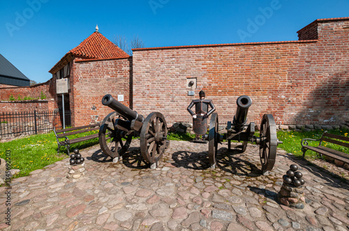 Obraz na płótnie The Mill Gate in Pasłęk, Warmian-Masurian Voivodeship, Poland w salonie