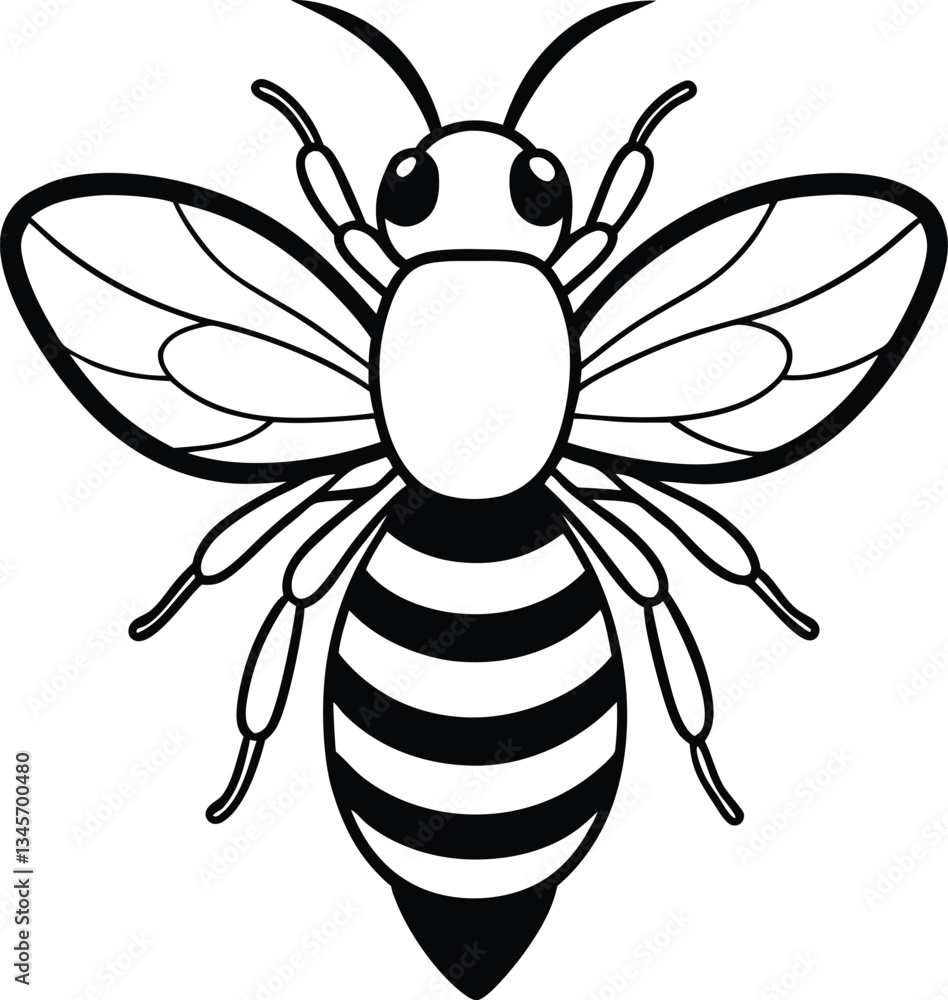 Bee honey bee isolated on a white background
Bee honey bee isolated on a white background