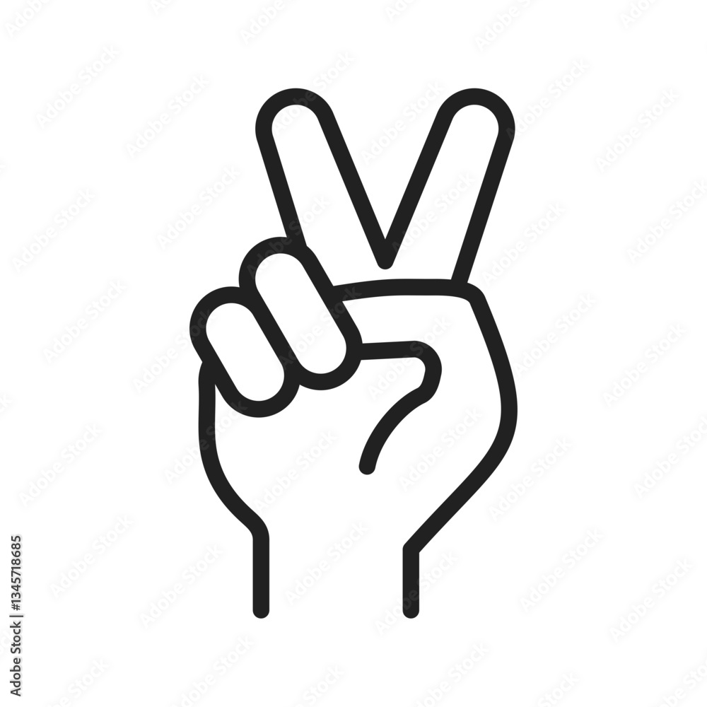 Victory icon vector image. Suitable for mobile apps, web apps and print media. Victory icon vector image. Suitable for mobile apps, web apps and print media.