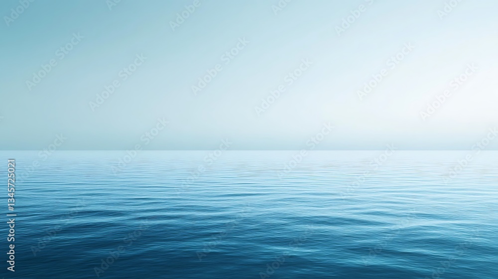 Obraz premium Tranquil Ocean Serenity: A Peaceful Seascape