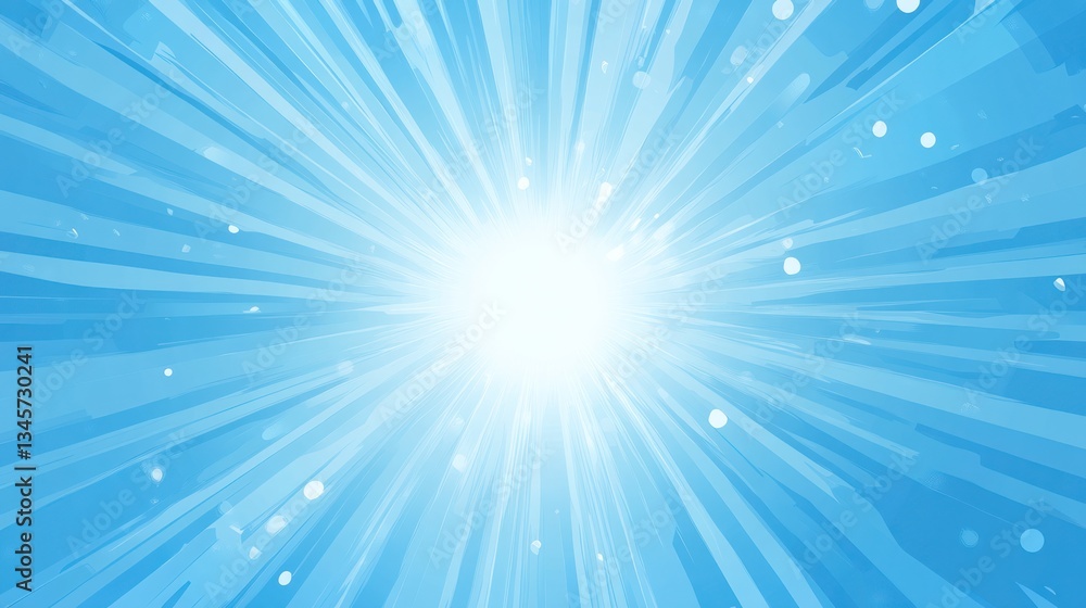 Abstract light burst background, digital art, vibrant blue rays, suitable for website header Abstract light burst background, digital art, vibrant blue rays, suitable for website header