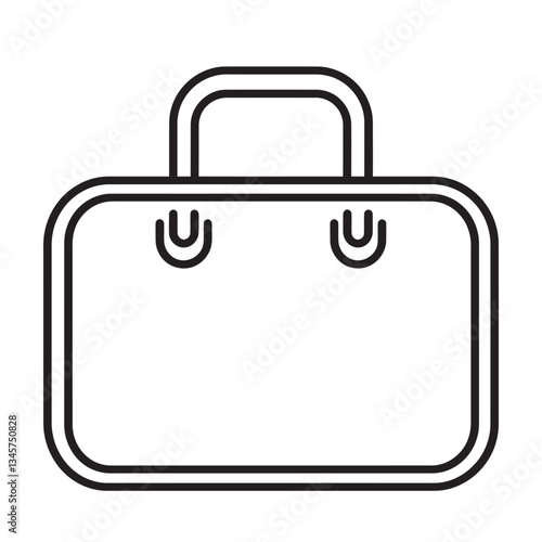 Simple Outline of a Briefcase