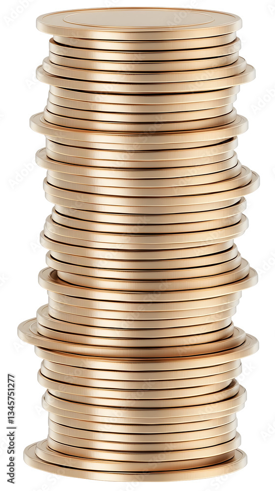Stack of Shiny Gold Coins Illustration Against Transparent Background Representing Wealth Finance and Investment Economic Stability Business Growth Treasure Accumulation Stack of Shiny Gold Coins Illustration Against Transparent Background Representing Wealth Finance and Investment Economic Stability Business Growth Treasure Accumulation