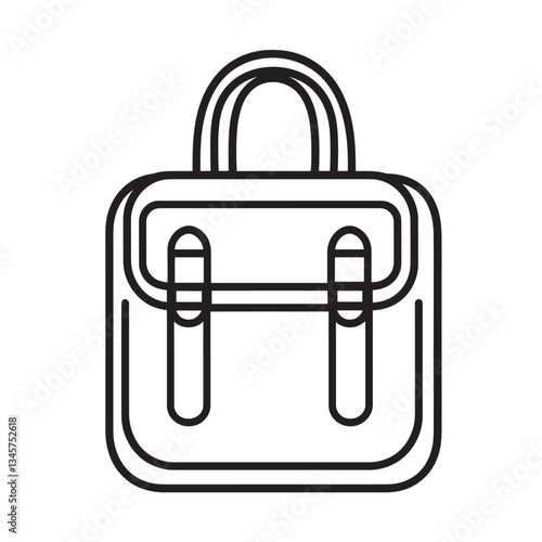 Simple Outline of a Briefcase
