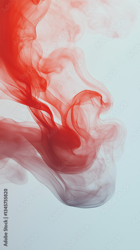 Red and Gray Smoke Flowing in Beautiful Swirls, Creating Soft and Dreamy Patterns with a Hint of Elegance, Blending Light and Dark Tones in a Mesmerizing Dance Red and Gray Smoke Flowing in Beautiful Swirls, Creating Soft and Dreamy Patterns with a Hint of Elegance, Blending Light and Dark Tones in a Mesmerizing Dance