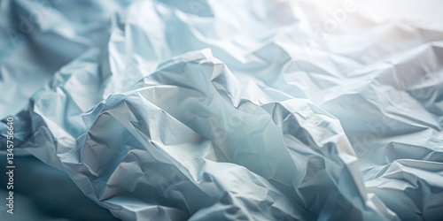 Wallpaper Mural Soft Textured White Crumpled Paper Background - Abstract Photography Torontodigital.ca