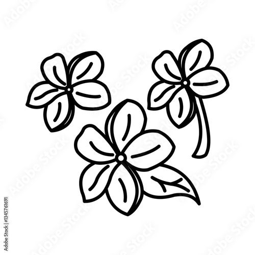 Frangipani Flower Icon