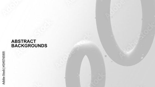 Simple modern white grey abstract background
