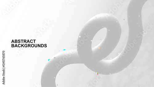 Simple modern white grey abstract background