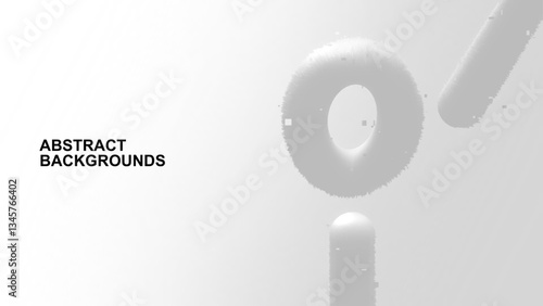 Simple modern abstract white background