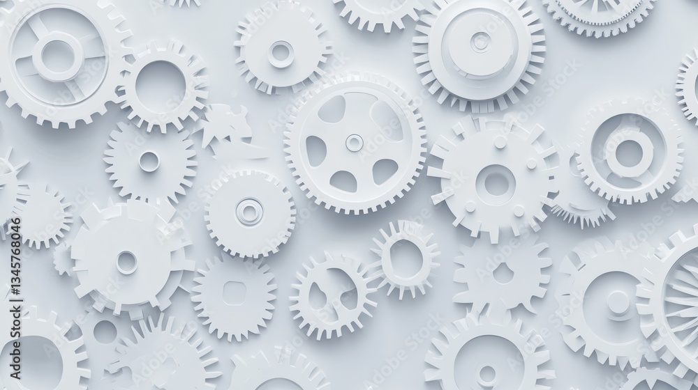 Abstract gears background, industrial design, mechanical concept, technology backdrop Abstract gears background, industrial design, mechanical concept, technology backdrop