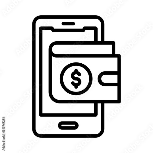 Mobile Wallet Icon