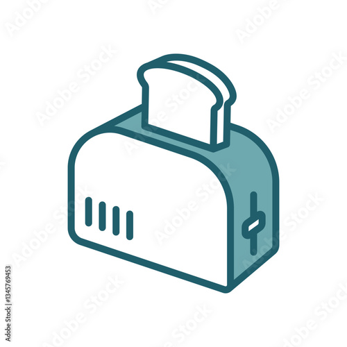 toaster icon vector design temp\late simple and clean