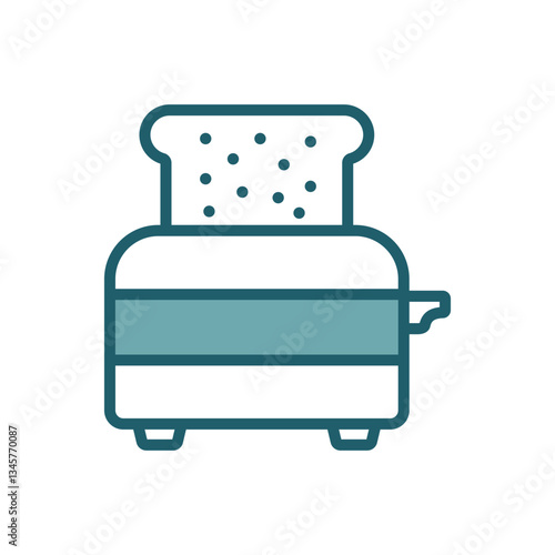 toaster icon vector design temp\late simple and clean