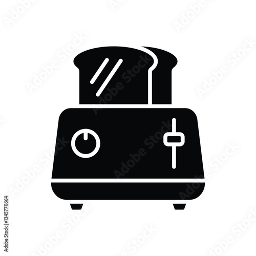 toaster icon vector design temp\late simple and clean
