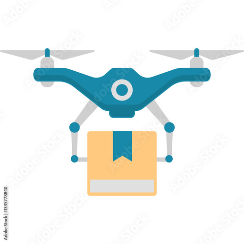Drone Deliverry Illustration